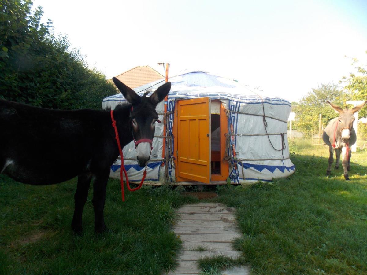 Yourte mongole Huriel Esterno foto